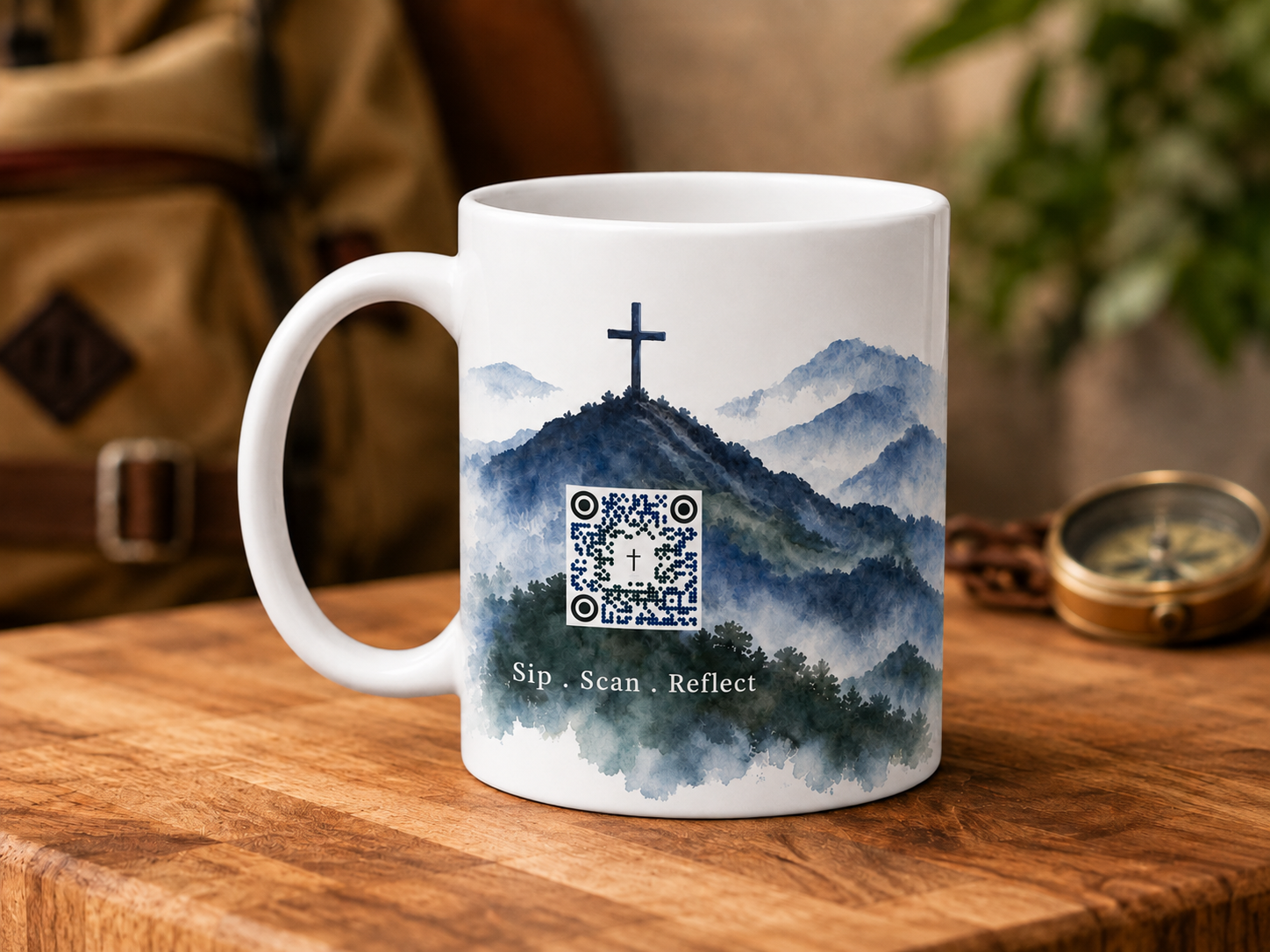 Take the Hike Blue Ridge mug back